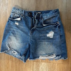 Distressed Jean Shorts Fashionnova Size 5